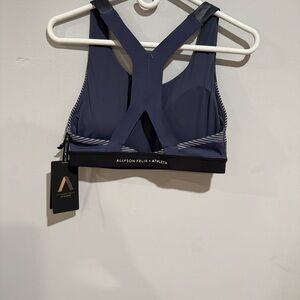 Athleta Allyson Felix Deep Blue Sports Bra